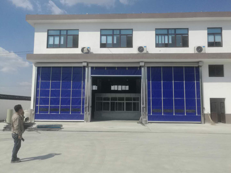 垃圾處理站快速堆積門